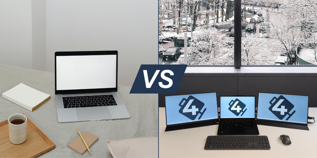 Arbeiten unterwegs: Mobile Setups im Vergleich – Laptop only vs. mobiles Büro